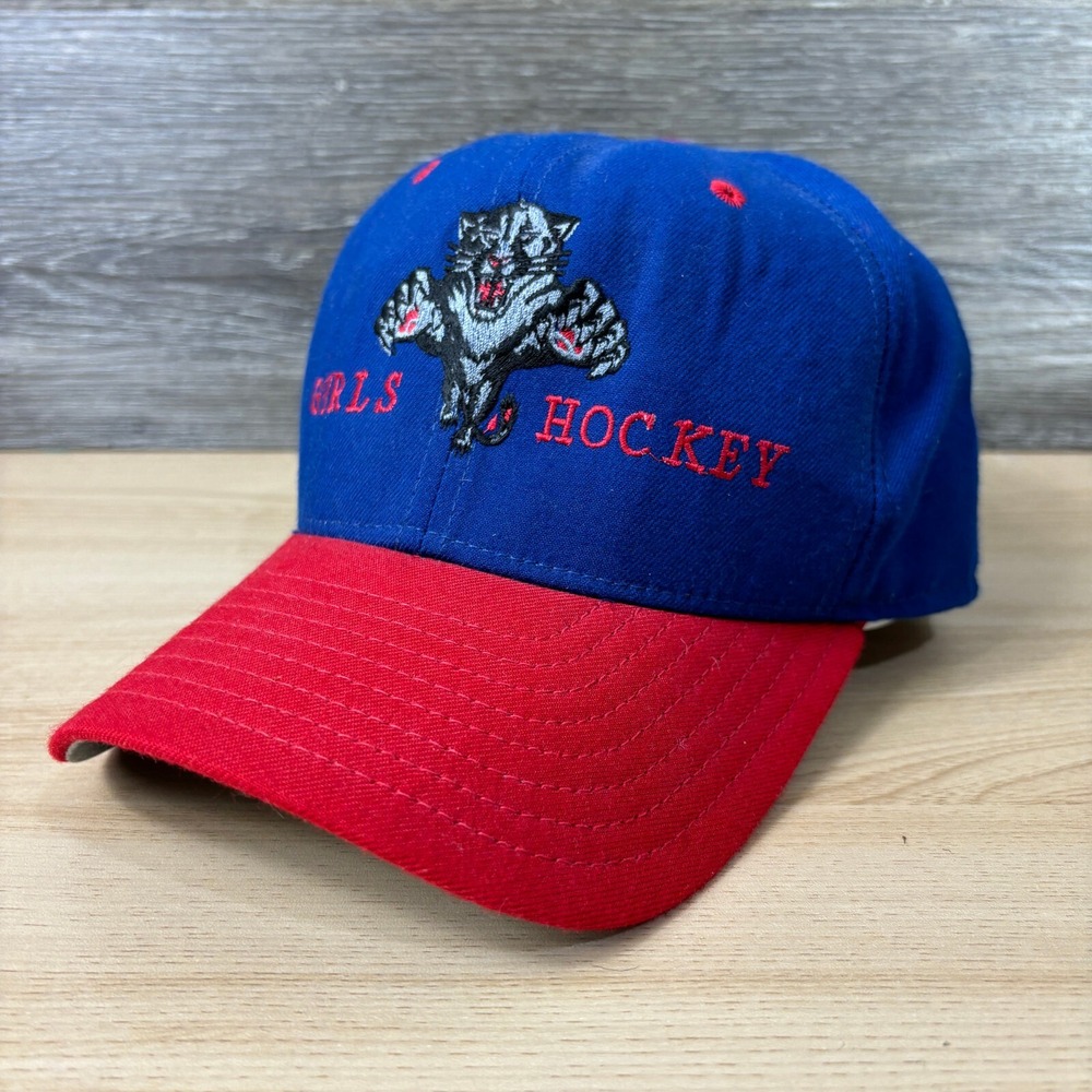 Vintage Spring Lake Park Panthers Hat Cap Snap Back Blue Trucker Minnesota USA